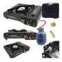 Extralink Draagbare campingkooker, gasbrander 2-in-1 in koffer