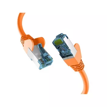 EFB-Elektronik RJ45-patchkabel met Cat.7 ruwkabel oranje 0,15m S/FTP PIMF netwerkkabel LAN DSL Fabrikant: EFB Elektronik (EC020200218)