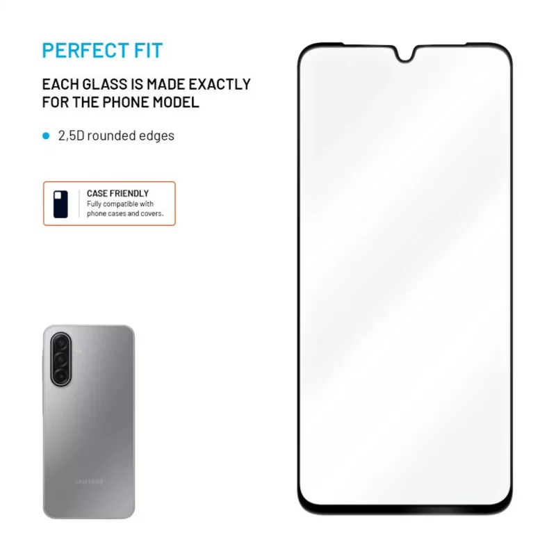 Volledige dekking displayschermbescherming van gehard glas voor Samsung Galaxy A17 (4G/5G) van FIXED