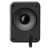 Defender V12 65212 2.1 computerluidsprekers, 11 W, 5 W subwoofer, USB-voeding, led-verlichting, zwart, 115 x 130 x 223 mm