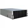 Serverbehuizing Inter-Tech 4U-4424 rack zwart, zilver