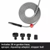 Wandgemonteerde slanghaspel Einhell GE-HR 18/30 Li-Solo Automatic 30m slang