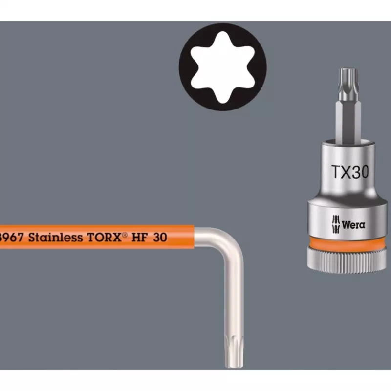 L-vormige inbussleutelset Wera 05022689001