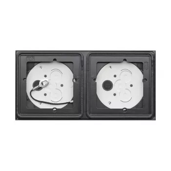 Opbouwbehuizing GIRA 5502910 voor deurintercomsystemen, antraciet, 213×25,4×106,5 mm