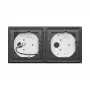 Opbouwbehuizing GIRA 5502910 voor deurintercomsystemen, antraciet, 213×25,4×106,5 mm