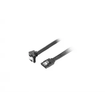 SATA III-kabel LANBERG CA-SASA-13CU-0050-BK 0,5 m, SATA 7-polig naar 7-polig, 6 Gbit/s, zwart