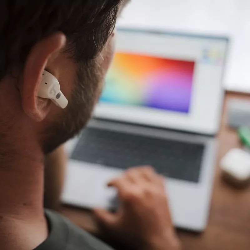 Teufel AIRY TWS Pro headset draadloos in-ear gesprekken/muziek Bluetooth wit