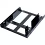 Montageframe ultron intern 2x2.5 SSD/HDD metaal zwart (377215)