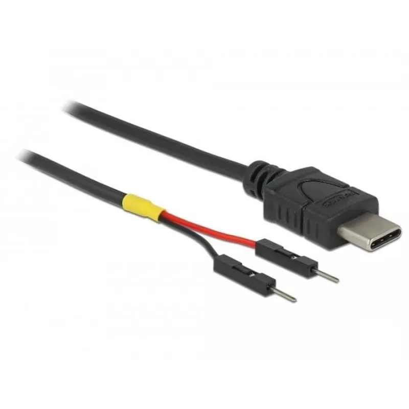 DeLOCK 85418 USB-C-voedingskabel naar 2x pinheader, 0,1 m