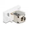 Netwerk RJ45-module DELOCK 90904 Cat.6A met LED voor keystone-panelen en patchpanelen