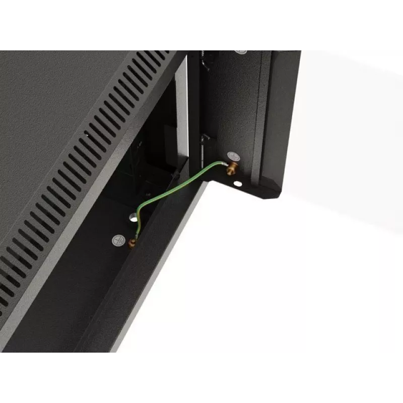Wandmontage rack LANBERG WF03-5309-10B, 9U, 500×350×540 mm, max. belasting 60 kg, zwart