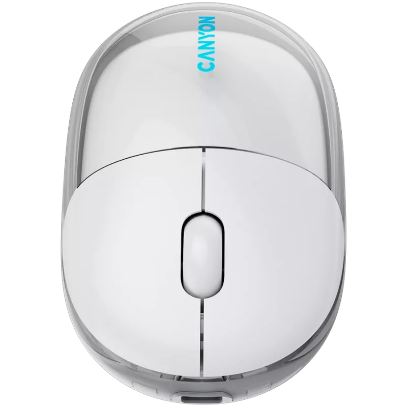 CANYON muis OnClick 24 BT/ draadloos transparant/wit
