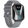 Canyon Chatter SW-58 CNS-SW58SS smartwatch, 1,8″ IPS, bellen via BT, zilvergrijs