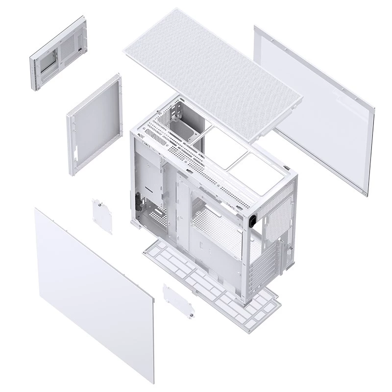 Pc-behuizing Jonsbo D41 STD midi tower wit