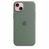 Apple iPhone 15 Plus silicone case met MagSafe - Cypress