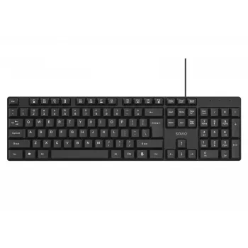 Savio KB-01 toetsenbord home/office USB QWERTY US Engels zwart