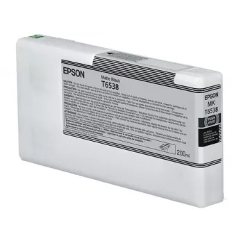 Inktpatroon Epson C13T65380N matzwart 200 ml origineel enkelpack