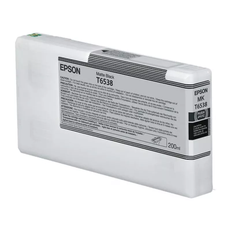 Inktpatroon Epson C13T65380N matzwart 200 ml origineel enkelpack