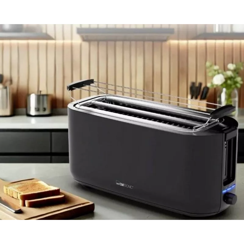 Clatronic TA 3802 4 sneetjes 1400 W zwart