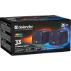 Defender J3 2.0 pc-speakers, 6 W, LED, USB-voeding, AUX, 90–20000 Hz, zwart