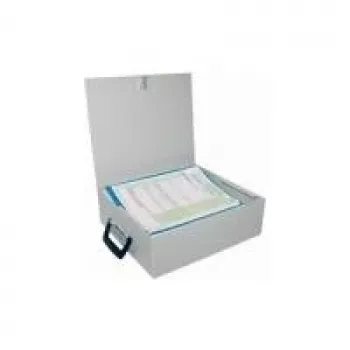 Werner Dorsch hefboomsorteerder - container voor documenten - staal - lichtgrijs (102 1637)