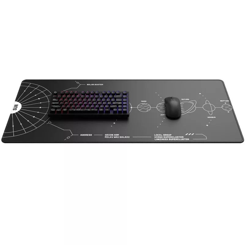 Dark Project ALU81A Terra Nova gamingtoetsenbord, ISO, zwart