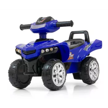 Loopvoertuig Milly Mally Ride-on Monster Navy — kinderzit-loopvoertuig, lage zithoogte