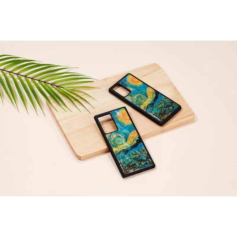 Hoesje iKins voor Samsung Galaxy Note 20 Ultra — zwart sterrennacht-design