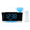 Blaupunkt CRP81USB wekkerradio met projectie en USB-oplaadpoort, zwart
