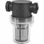 Alphacool ES Big Inline deeltjesfilter 2x G1/4 IG, zwart/transparant (29145)