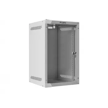 Wandbehuizing LANBERG WF10-2309-10S 9U, 280×310×469 mm, 20 kg draagvermogen, grijs
