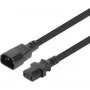MANHATTAN 352673 Manhattan stroomverlengkabel IEC320 C14 naar C13 10A 1m zwart