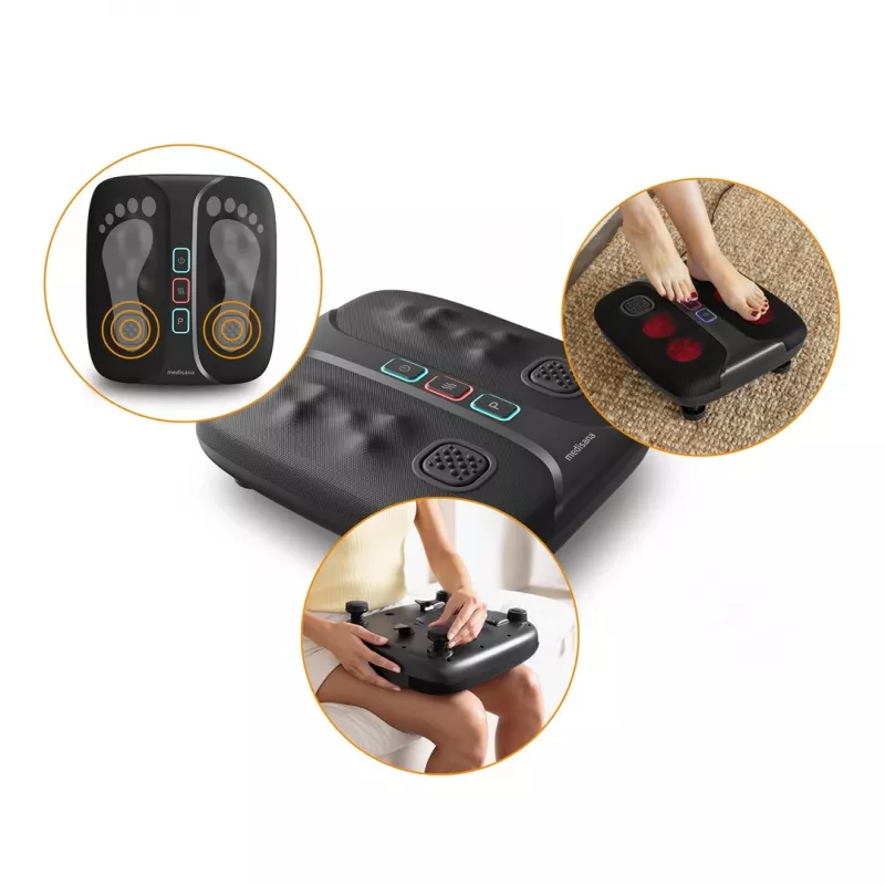Medisana LM 100 massageapparaat voor voeten, benen zwart