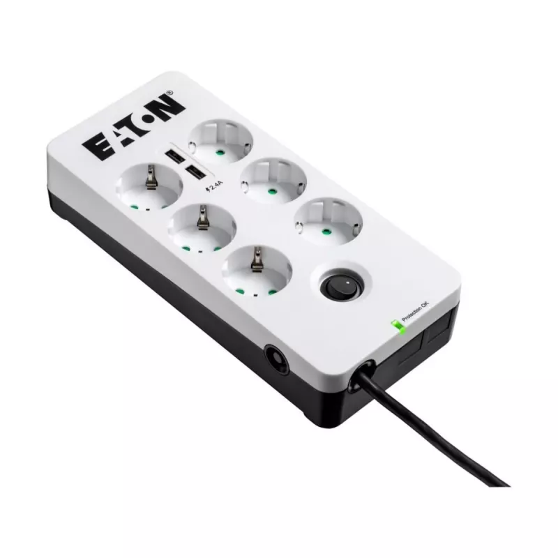 Stekkerdoos Eaton Protection Box 6 USB DIN