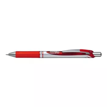 Clip-on intrekbare pen Pentel Energel XM Klik rood
