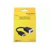 Delock 65587 adapter HDMI-A male naar VGA (D-Sub 15) female met audio, zwart/wit