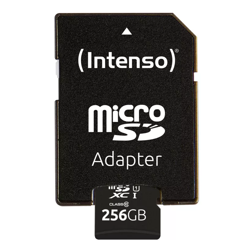 Flashgeheugen Intenso 256 GB UHS-I microSD Performance Class 10