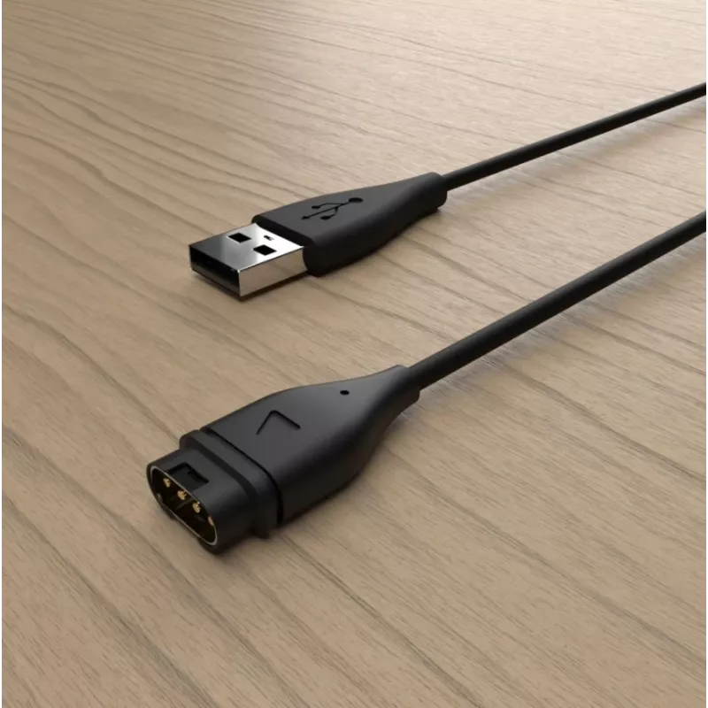 USB-A-oplaadkabel FIXED FIXDW-796 voor Garmin-smartwatches — compatibele oplaad- en datakabel