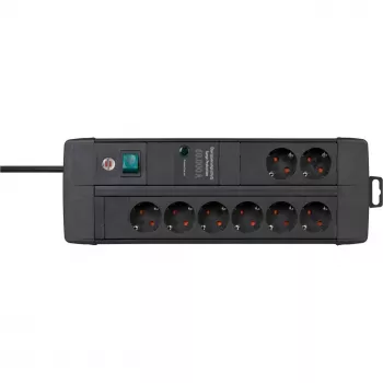 Verlengsnoer Brennenstuhl 1256000678 3 m 8 AC-stopcontacten binnen zwart