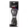 Gesleevede ModMesh 12V 2x6 naar 3x 8-pin kabel, CableMod StealthSense (zwart), variant A