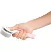 Borstel ZOLUX 550004 — kattenborstel S, stalen borstelharen, kunststof handgreep, 175 mm, roze/wit