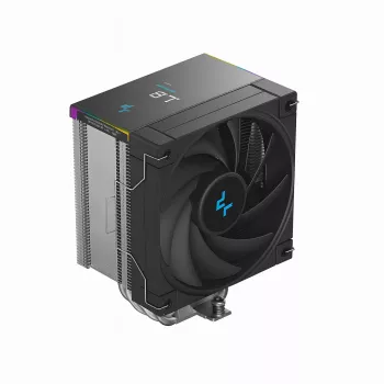 Luchtkoeler DeepCool AK500S Digital SE — 120mm-ventilator, ondersteunt LGA1700/AM5/AM4- en Intel LGA115x/1200-socket, zwart