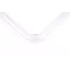 Alphacool ROH1020312 HardTube 16/11 mm borosilicaatglazen buis, hoek van 90°, 20/40 cm, helder