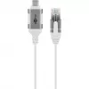 Goobay Ethernet-kabel USB-C 3.1 naar RJ45 slank 1 m - verbindt router, modem (74385)