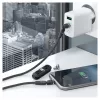 USB-kabel RealPower MagneticCharge2 1m zwart snel laden gegevensoverdracht