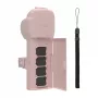Sunnylife beschermhoes met draagriem en schouderband voor Osmo Pocket 3 (roze)