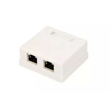 Opbouw netwerkdoos Extralink EX.9649 — 2x RJ45 Cat5e STP