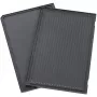 Grillplaat onder, geribbeld / glad (antraciet, voor contactgrill PG 4.3, PG 4.4)