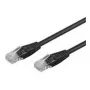 Wentronic Goobay CAT 5e patchkabel, U/UTP, zwart, 0,25 m - CCA koper-mix (68703)