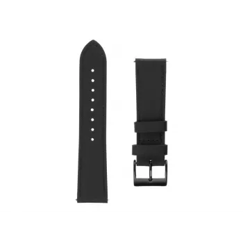 Lederen horlogeband FIXED FIXLST-22MM-BK – 22 mm snelwissel, zwart